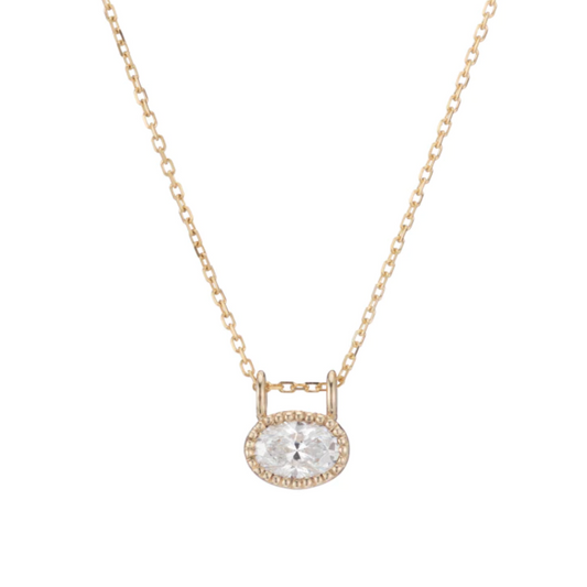 East West Diamond Necklace