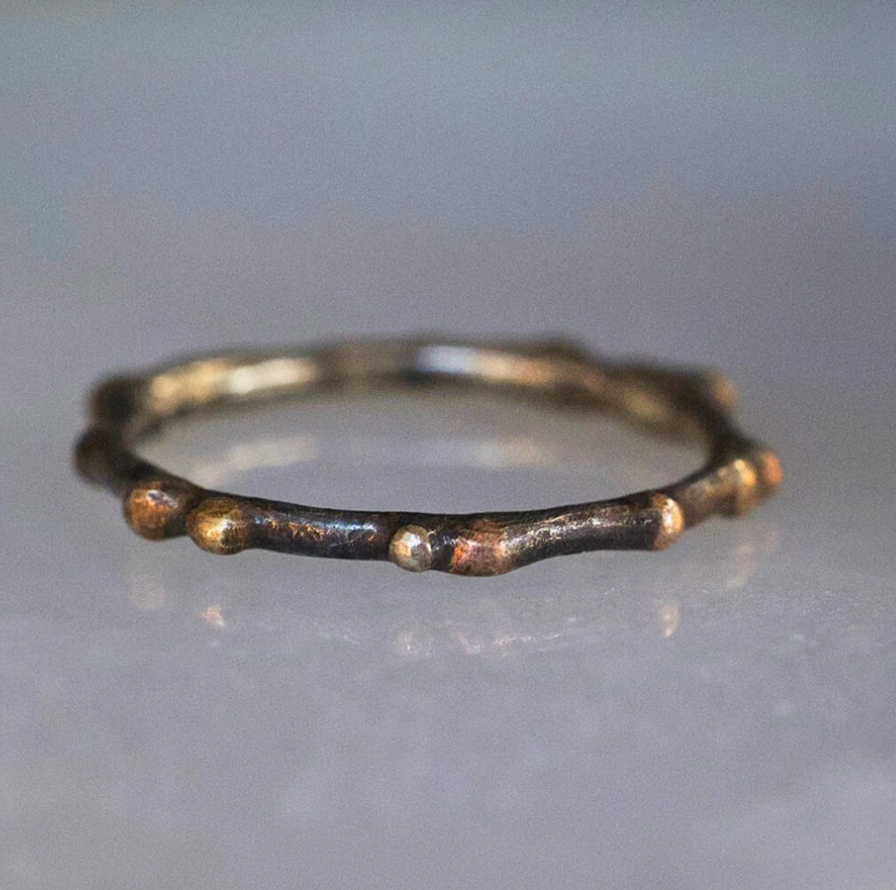 Gold and Silver Embedded Band