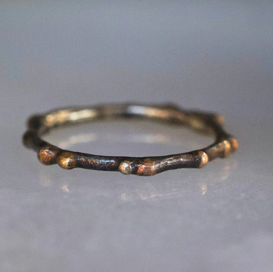 Gold and Silver Embedded Band