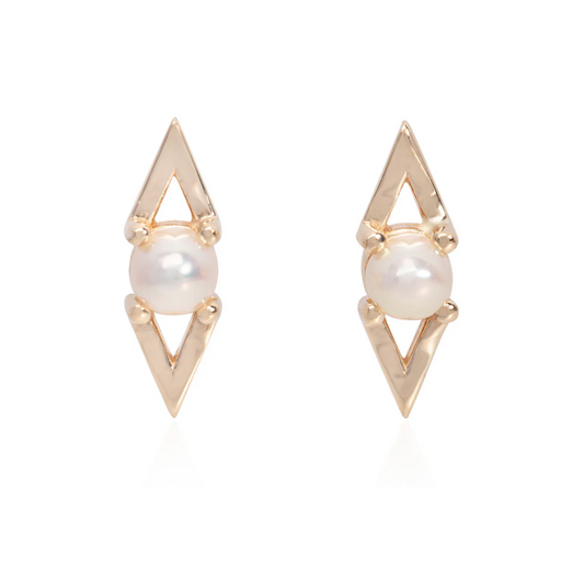 Victoire Earrings with Pearl