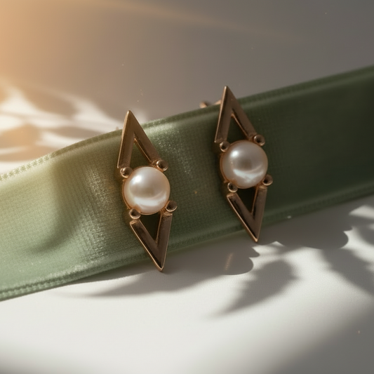 Victoire Earrings with Pearl