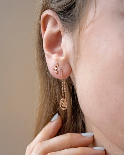 Three Twinkling Star Earrings