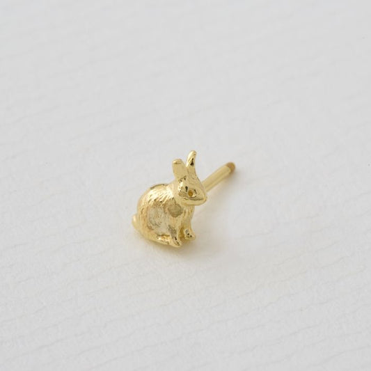 Teeny Tiny Sitting Bunny Stud Earrings