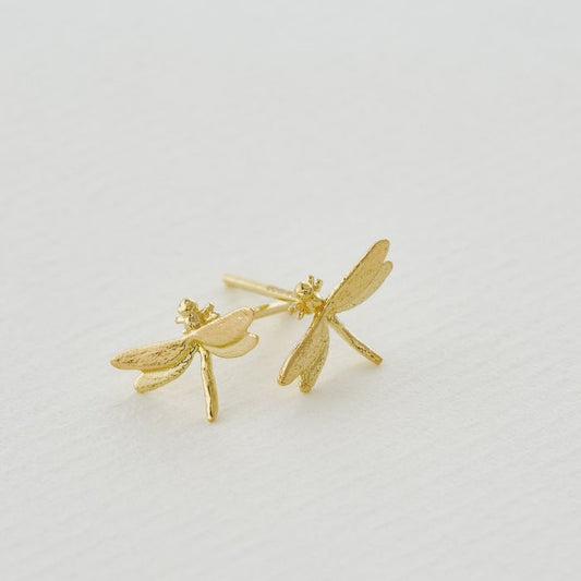 Teeny Tiny Dragonfly Stud Earrings