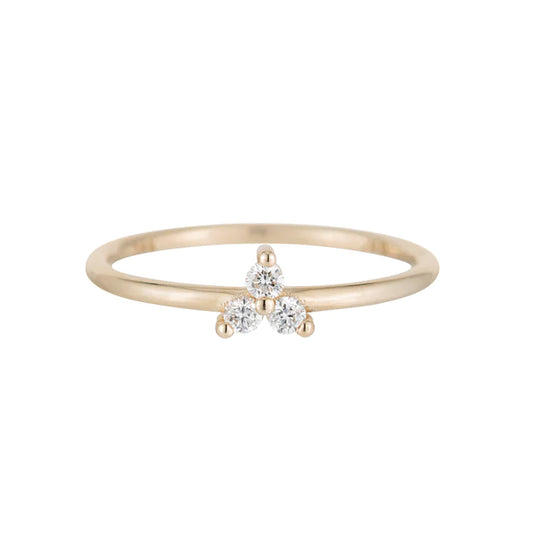 Diamond Triad Ring