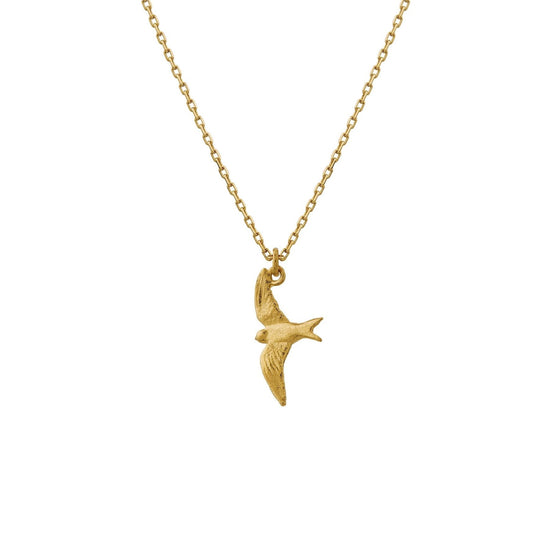 Teeny Tiny Swallow Necklace